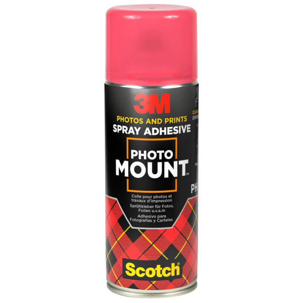 5900422003427 - Scotch Sprühkleber PhotoMount Transparent Permanent nach dem Trocknen 400 ml