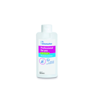 Handdesinfektion 01457OP00501 Professional4you, parf&uuml;mfrei, 500 ml, Spenderflasche
