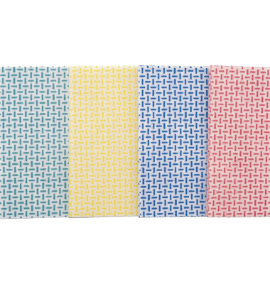 Wischtuch 35 x 40 cm (B x L) 1-lagig 85 % Viskose/15 % Polypropylen blau