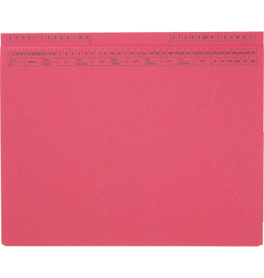 Hängehefter Classic 1417901, A4 rot Karton 320g