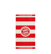 Handtuch Logo Stripes rotweiß