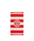 Handtuch Logo Stripes rotweiß