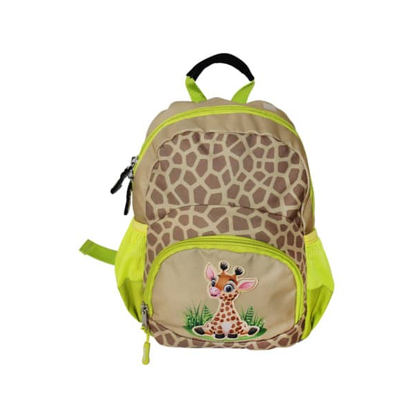 Donau Kinderrucksack 7291100-30, Mini Giraffe, mit Reißverschluss 9004546569190 Donau