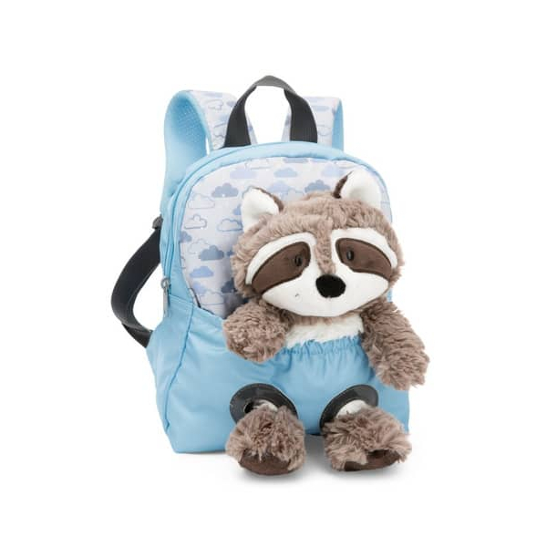 4012390498448 - Rucksack mit Plüschtier Waschbär 25cm 4012390498448 NICI 4012390498448 - Rucksack mit Plüschtier Waschbär 25cm 4012390498448 NICI