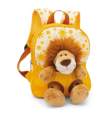 Rucksack mit Plüschtier Löwe 25cm