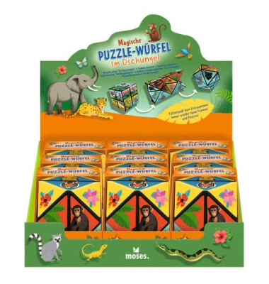Magischer Puzzle-Würfel Im Dschungel