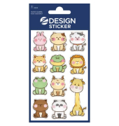 Sticker Glossy Tiere