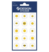 Sticker Glossy Blumen