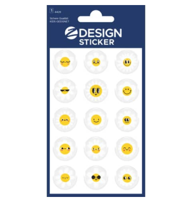 Sticker Glossy Blumen