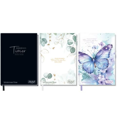 Schülerkalender 9802-3, sortiert, 1 Woche / 1 Seite (A6), 2025/2026