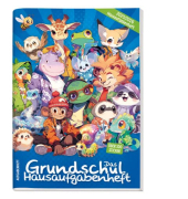 Hausaufgabenheft 9716-4 Grundschule Rasselbande 2025/2026, liniert / liniert, A5, 70g, blau