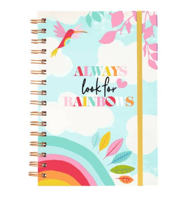 Notizbuch 26297, bunt, A5, punktkariert, 80 Blatt / 160 Seiten