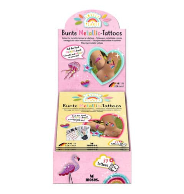 Lovely Planet Bunte Metallic-Tattoos