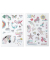 Lovely Planet Bunte Metallic-Tattoos