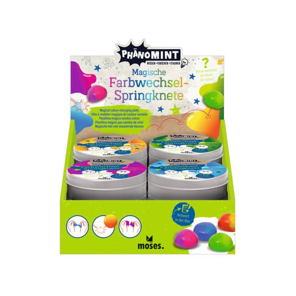 16 Stück Moses Springknete PhänoMINT 4033477303592 Moses