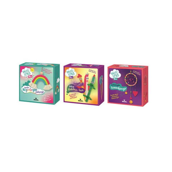 9 Stück Moses Bastelspaß Mini - Farbenfrohe DIY-Sets 4033477382450 Moses