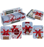 Geschenkdose Weihnachten sortiert
