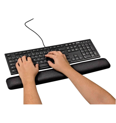 Tastatur-Handgelenkauflage 126866 Ergo, 49,3 x 7 cm, schwarz