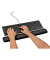 Tastatur-Handgelenkauflage 126866 Ergo, 49,3 x 7 cm, schwarz