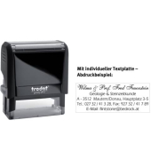 Stempel Printy schwarz Kissen schwarz