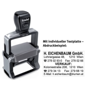 Selbstfärbestempel mit Platte