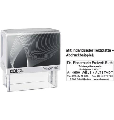 Printer  mit Stempelplatte