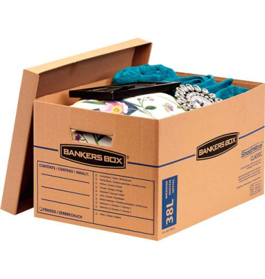 Umzugskarton SmoothMove Umzugsbox 6203801 braun, innen 44,5x32,5x26,0cm, Wellpappe