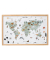 Whiteboard Weltkarte, 11276, Stahl, 