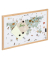 Whiteboard Weltkarte, 11276, Stahl, 
