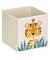 Aufbewahrungsbox Tiger 14477, außen 28x28x28cm, Vlies beige