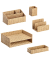 Schreibtisch-Organizer Papiergeflecht natur Papiergeflecht 11,0 x 24,0 x 4,5 cm