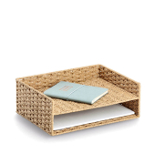 Briefablage Papiergeflecht natur