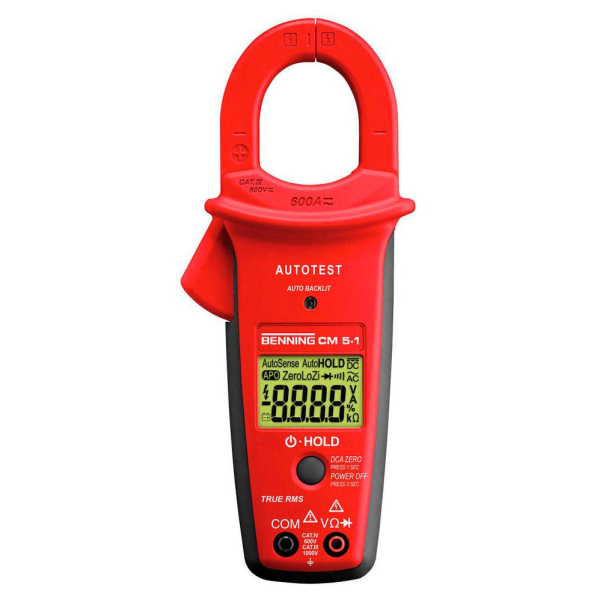 4014651440661 - Benning CM 5-1 Stromzange Hand-Multimeter digital CAT III 1000 V CAT IV 600 V Anzeige (Counts) 10000 4014651440661 - Benning CM 5-1 Stromzange Hand-Multimeter digital CAT III 1000 V CAT IV 600 V Anzeige (Counts) 10000