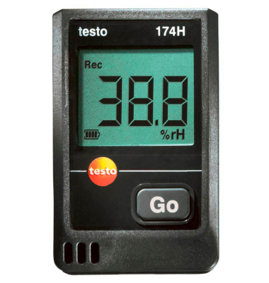 174 H Mini Feuchte- & Temperatur-Datenlogger schwarz