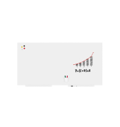 Whiteboard Duo Skin WB, R642602, 200x100cm (BxH), lackiert, rahmenlos