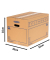 Umzugskarton SmoothMove Standard 6207301 braun, innen 55x35x35,0cm, Wellpappe