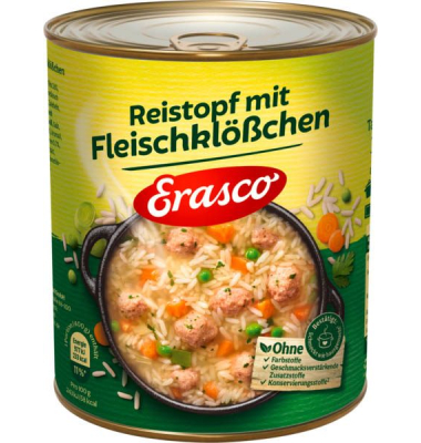 Reistopf mit Fleischklößchen 800,0 g Reistopf mit Fleischklößchen 800,0 g