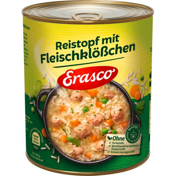 4037300104387 - Reistopf mit Fleischklößchen 8000 g 4037300104387 800 Gramm 4037300104387 - Reistopf mit Fleischklößchen 8000 g 4037300104387 800 Gramm