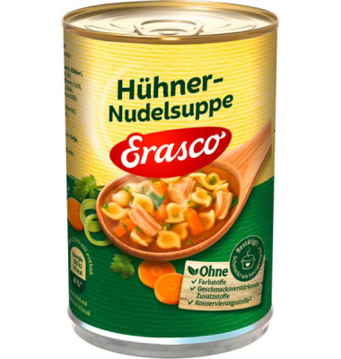 Hühner-Nudelsuppe 390,0 g Hühner-Nudelsuppe 390,0 g