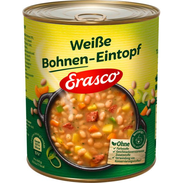 4037300108255 - Weiße Bohnen-Eintopf 8000 g 4037300108255 800 Gramm 4037300108255 - Weiße Bohnen-Eintopf 8000 g 4037300108255 800 Gramm