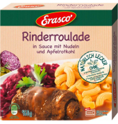 Rinderroulade in Sauce mit Nudeln und Apfelrotkohl 460,0 g