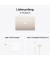 MacBook Air 2025 34,5 cm (13,6 Zoll), 16 GB RAM, 512 GB SSD, Apple M4