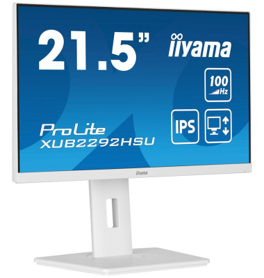 ProLite XUB2292HSU-W6 Monitor 54,6 cm (21,5 Zoll) weiß