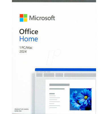 Office Home 2024 Office-Paket Vollversion (PKC)