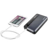 Powerbank HE20000 7350050, schwarz, 20000 mAh