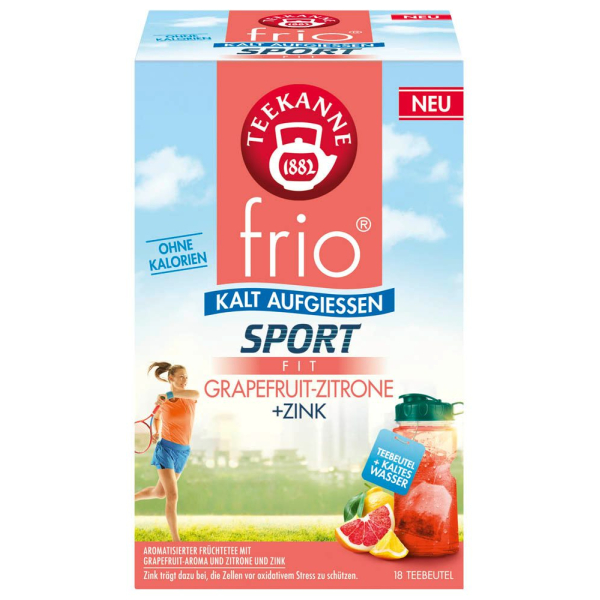 4009300021049 - frio Sport Fit Grapefruit Zitrone Tee kalt 18 Portionen 4009300021049 18 Stück