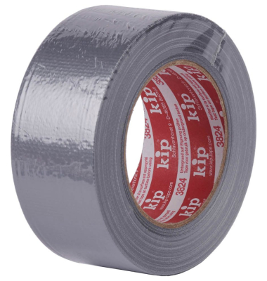 3824 Gewebeband silber 50,0 mm x 50,0 m