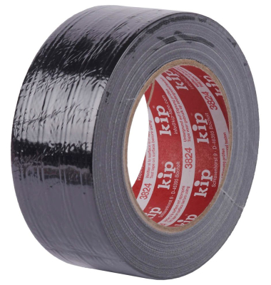 3824 Gewebeband schwarz 50,0 mm x 50,0 m