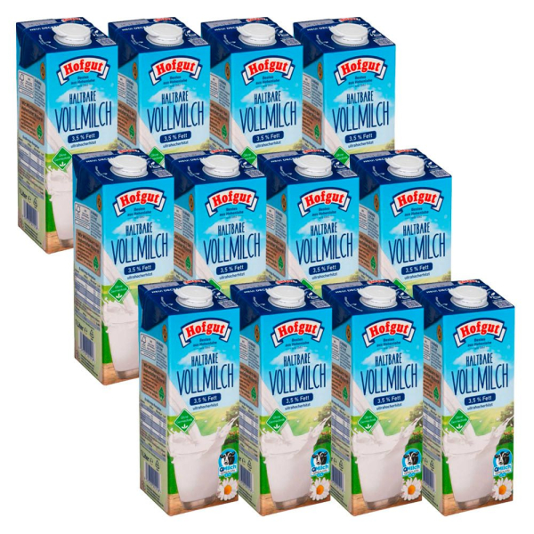 4070700954213 - H-Vollmilch Milch 35 % 12x10 l 4070700954213 12 Liter