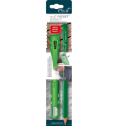 Pocket Bundle Steinhauerstift Bleistiftköcher-Set mit integriertem Spitzer grün, 1 Set